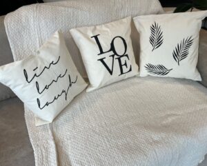 Almohadas decorativas 40 x 40 cm